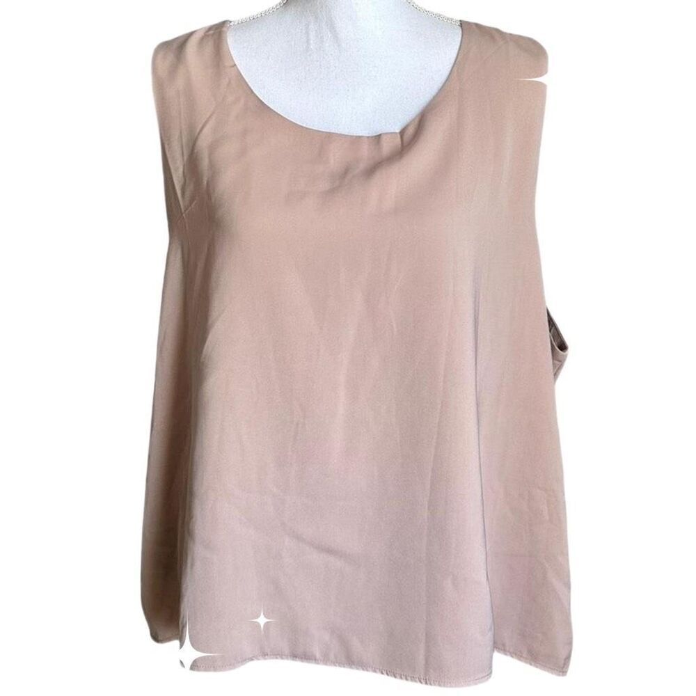 Showpo. Size 12 dusty rose lined tank top. Relaxed fit.